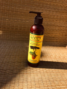 Liquid lavender African Black Soap