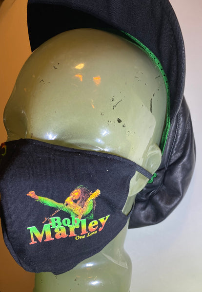 Bob Marley Singers Mask - Adult ( Glow In the Dark)