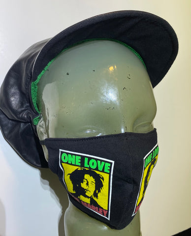 Bob Marley One Love Mask - Adult (Glow in the Dark)