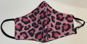 Childs Mask  ~ Pink Leapord