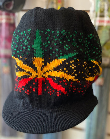 Black RGG Ganja Rim Hat