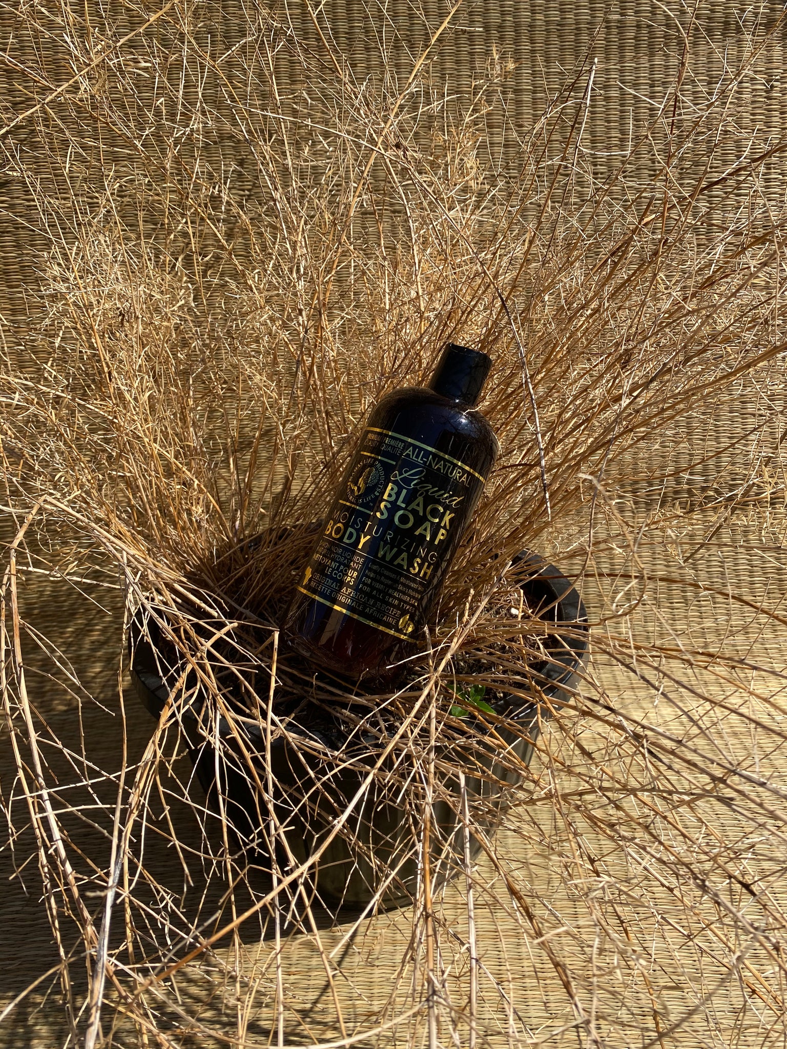 Liquid black soap (moisturizing body wash)
