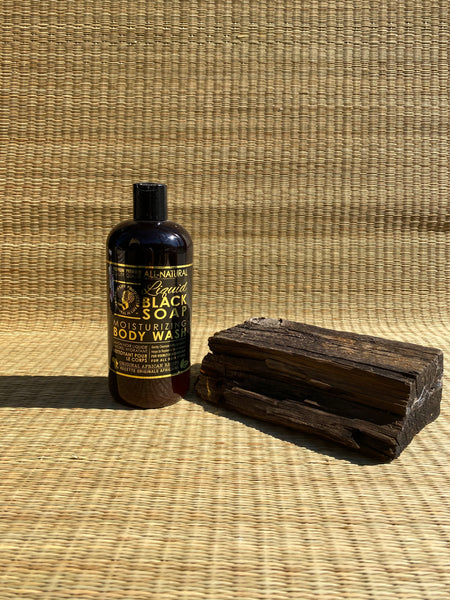Liquid black soap (moisturizing body wash)